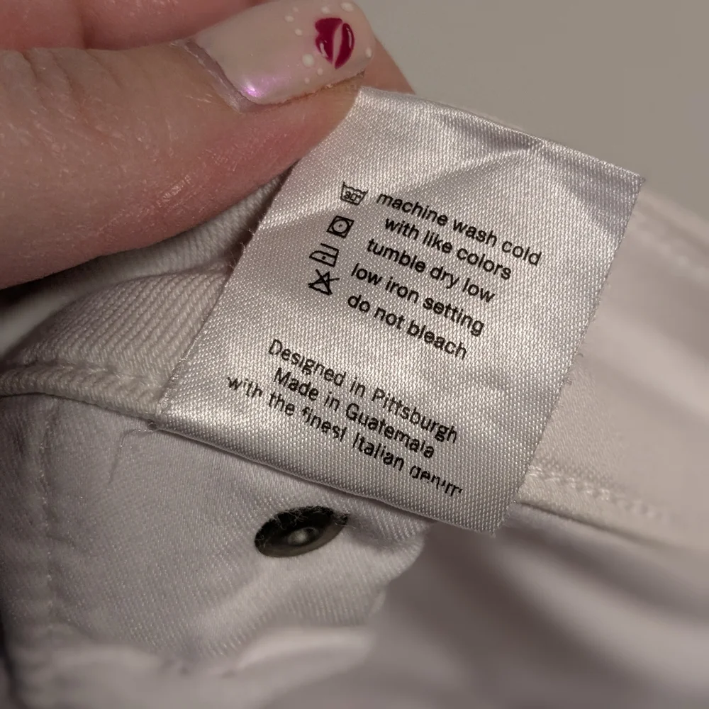 Women's Revtown High-Rise White Skinny Jeans (Size 34R/US Size 14) FLAWLESS! - Picture 4 of 16